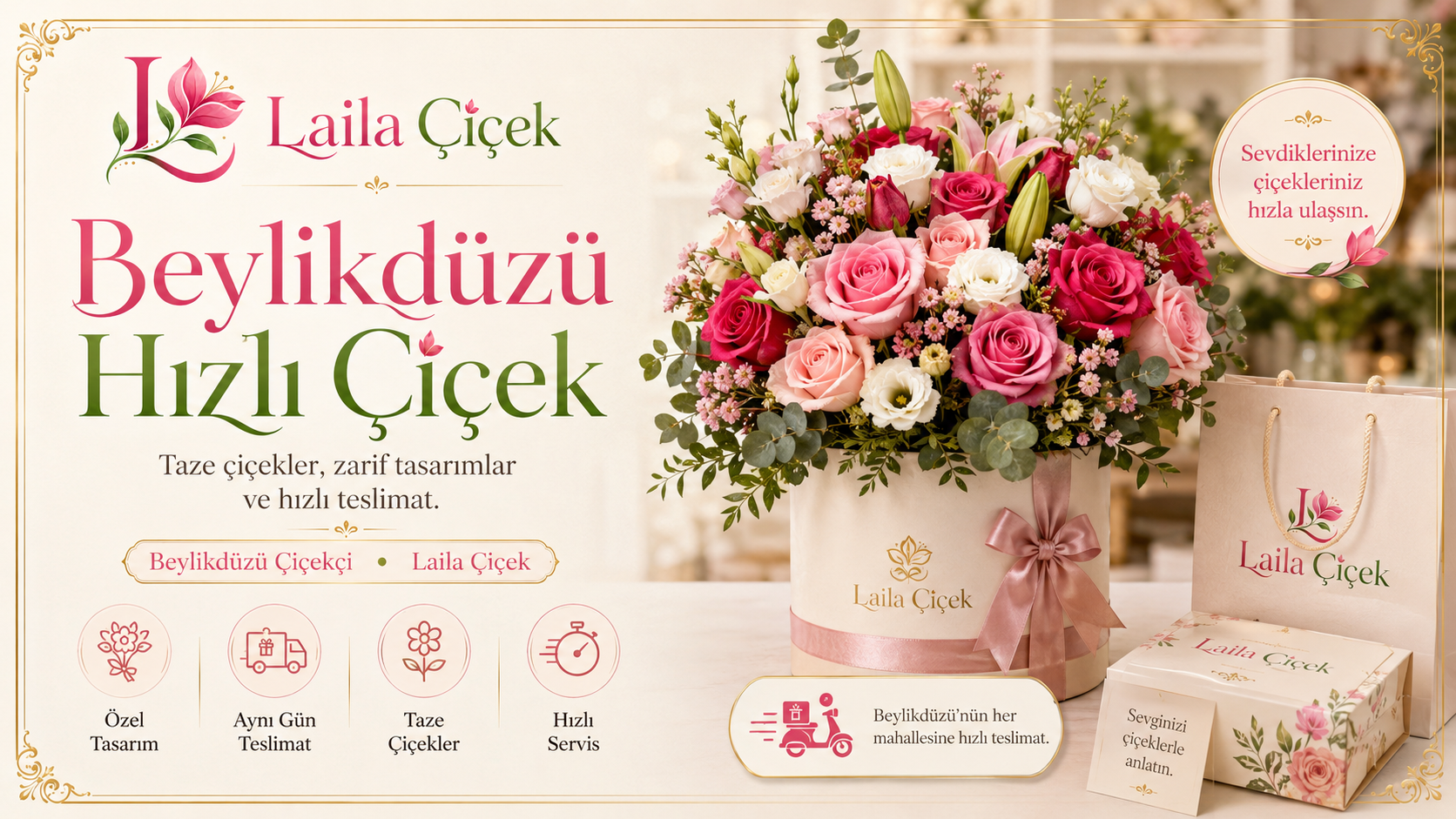 Beylikdüzü Hızlı Çiçek | Laila Çiçek