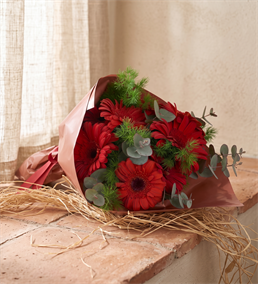 Kırmızı Gerbera Çiçek Buketi