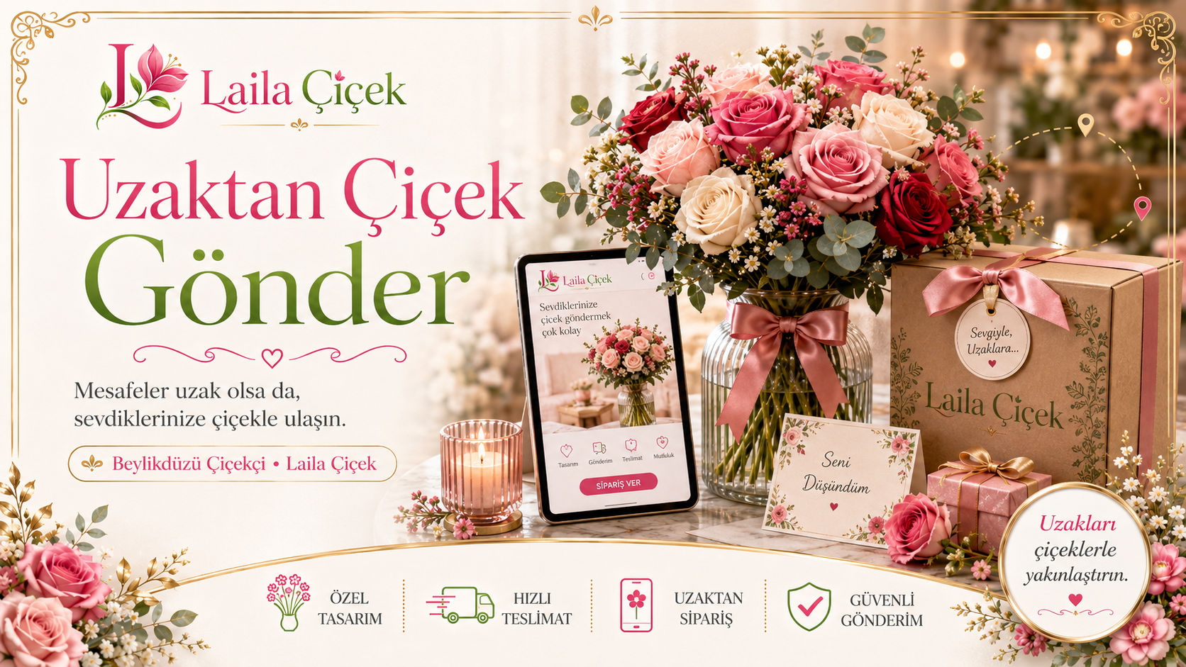 Uzaktan Çiçek Gönder | Laila Çiçek